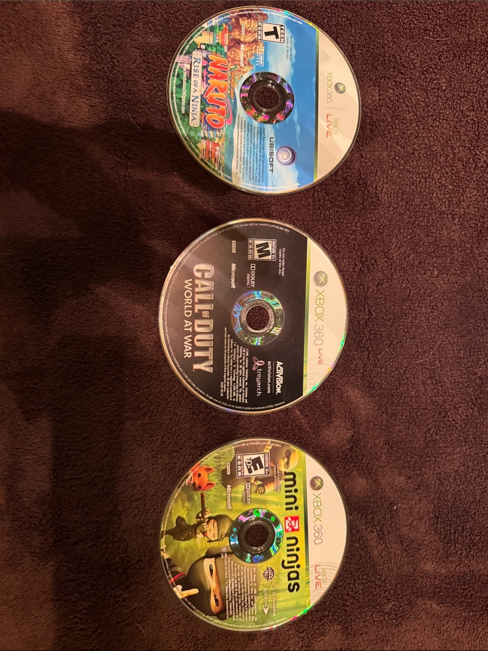 Xbox 360 game bundle - disc only